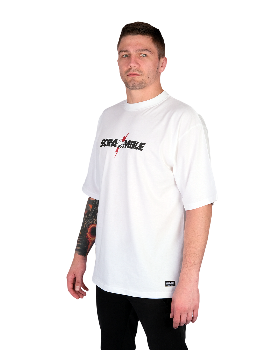 Scramble Never Die T-Shirt – White - thumbnail 4